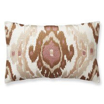 Online Designer Home/Small Office Istanbul Ikat Embroidered Pillow Cover