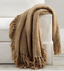 Online Designer Living Room Dreamy Handwoven Fringe Throw