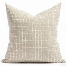 Online Designer Combined Living/Dining Chase 20x20 Pillow, Natural