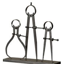 Online Designer Combined Living/Dining Rhine Compass and Caliper Sculpture