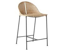 Online Designer Combined Living/Dining CESTA 24" RATTAN COUNTER STOOL