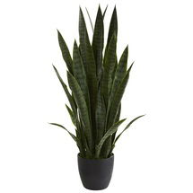 Online Designer Dining Room 38'' Faux Snake Plant in Planter