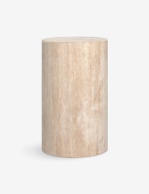 Online Designer Hallway/Entry Mars Travertine Round Side Table
