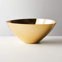 Online Designer Combined Living/Dining BENNETT GOLD SERVING BOWL