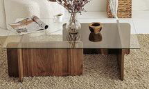 Online Designer Dining Room Large Unbreakable Glass Coffee Table