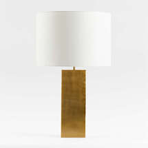 Online Designer Bedroom Folie Brass Square Table Lamp with Drum Shade