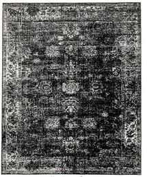 Online Designer Combined Living/Dining Brandt Floral Area Rug in Black