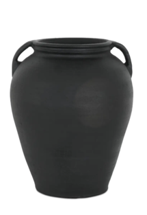 Online Designer Living Room Jovi Vase Black Terracotta