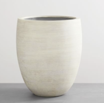 Online Designer Home/Small Office Artisan Hand Painted Earthenware Planter, Large - 19.5"diam.