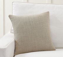 Online Designer Combined Living/Dining Belgian Linen Pillow Cover