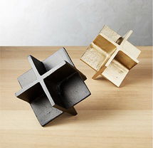 Online Designer Home/Small Office cooper black-brass objects set of 2