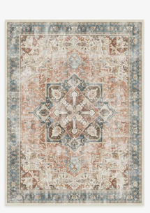 Online Designer Combined Living/Dining Kamran Coral Rug
