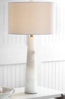 Online Designer Bedroom Aliso Alabaster Table Lamp