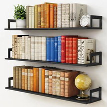 Online Designer Bedroom Floating Book Shelves for Wall Set of 3 (Set of 3)