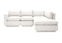 Online Designer Combined Living/Dining Antony Modular Chaise Sectional (4 piece)