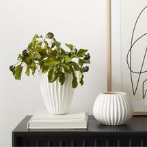 Online Designer Bedroom Sanibel Textured Ceramic Vases - White