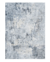 Online Designer Home/Small Office Abstract Machine Washable Blue No-Skid Area Rug