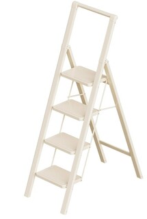Online Designer Other 4 Step Ladder Folding Step Ladder, Cream White