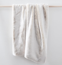 Online Designer Bedroom  Faux Fur Chinchilla Throw
