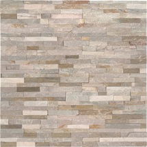 Online Designer Combined Living/Dining Golden Honey Random Size Natural Stone Splitface Tile in White
