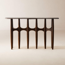 Online Designer Living Room Bixby 52" Bronze Cast Aluminum Console Table