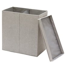 Online Designer Bedroom Collapsible Double Laundry Sorter