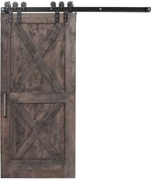 Online Designer Kitchen Double X Barn Door