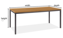 Online Designer Home/Small Office Parsons Desk