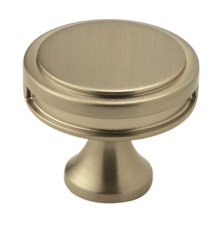 Online Designer Combined Living/Dining Amerock Oberon 1-3/8 Inch Mushroom Cabinet Knob