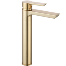 Online Designer Bathroom REA ARGUS WASHBASIN FAUCET GOLD BRUSHED GOLD BRUSH HIGH