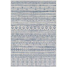 Online Designer Bathroom Gunter Power Loom Blue/Khaki Rug