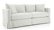 Online Designer Combined Living/Dining Willow Modern Slipcovered Sofa