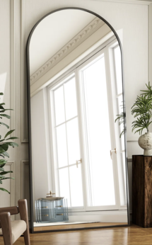 Online Designer Other Queenborough Oversized Full Length Mirror Arch Floor Mirror Wall Mirror Hanging Or Leaning Full Body Mirror With Stand