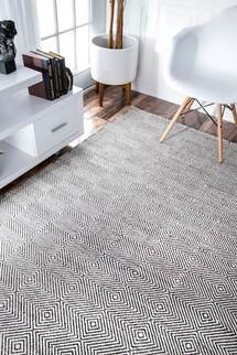 Online Designer Home Office Ivory Paddle Sierra 7' 6" x 9' 6" Area Rug