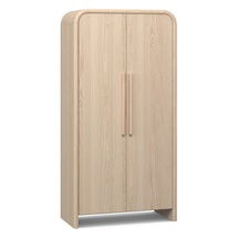 Online Designer Business/Office Faydra 35.5" Enclosed Bookcase - Natural Ash