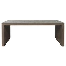 Online Designer Living Room Kenny Rustic Lodge Grey Oak Wood Rectangular Coffee Table