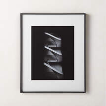 Online Designer Bathroom Gallery Soft Black Picture Frame with White Mat 18"x24"