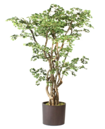 Online Designer Bedroom 96'' Faux Eucalyptus Tree in Metal Planter