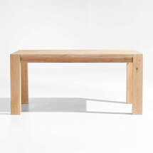 Online Designer Combined Living/Dining Terra 65" Natural Oak Dining Table