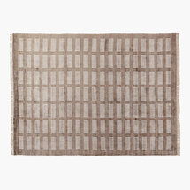 Online Designer Living Room Alize Handloomed Viscose Light Brown Area Rug 