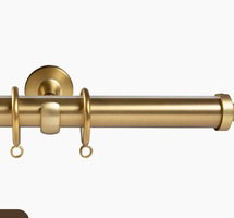 Online Designer Bedroom Arno Single Decorative Curtain Rod with Rings