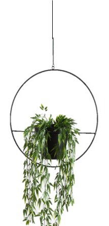 Online Designer Bathroom Isai Hoop Metal Hanging Planter
