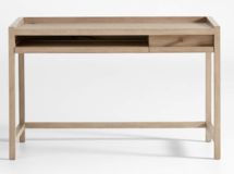 Online Designer Bedroom Keane 48" Weathered Natural Wood Desk with Outlets