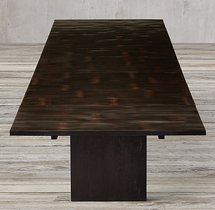 Online Designer Combined Living/Dining WYETH SPLIT BAMBOO FLOATING RECTANGULAR EXTENSION DINING TABLE