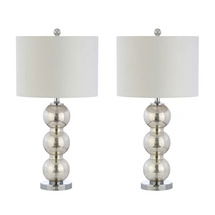 Online Designer Combined Living/Dining Figueroa Glass Triple-Sphere 27" Table Lamp