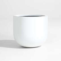 Online Designer Business/Office Junio Small White Planter 13"