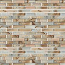 Online Designer Kitchen Apollo 1"x4" Brick-Joint Glass Mosaic Tile