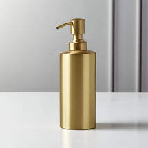 Online Designer Bathroom Elton Brushed Brass Soap Pump