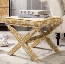 Online Designer Hallway/Entry Norfolk Velvet Ottoman