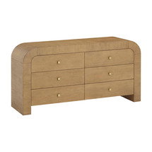 Online Designer Bedroom Hump 62" Arched 6-Drawer Dresser